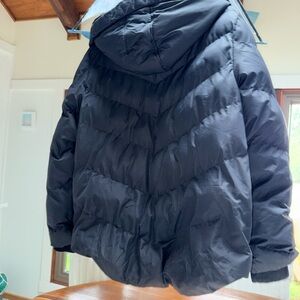 Saint and Sinner S&S Black “ Thick extreme Puffer” Jacket with Hood.